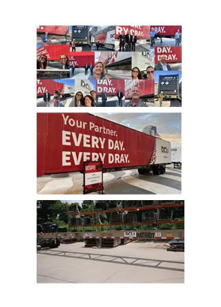 Picture with a Patriot Chassis 320x445 Thumbnail image of selfies with a DCLI Patriot chassis; Patriot chassis with a container; Patriot chassis