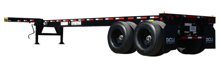 40 ft chassis back view