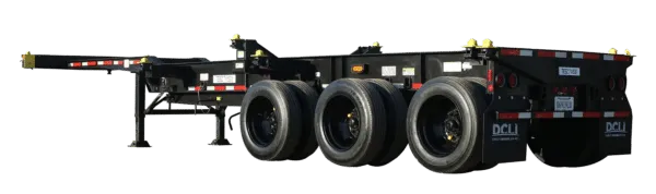 Triaxle anysizer chassis back view