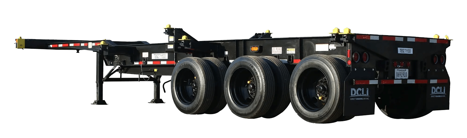 Triaxle anysizer chassis back view