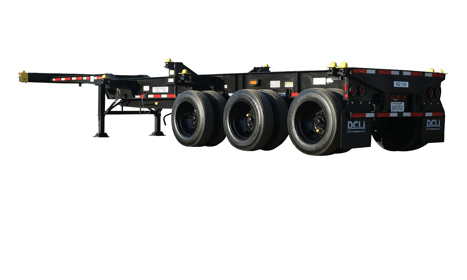 Triaxle anysizer chassis back view