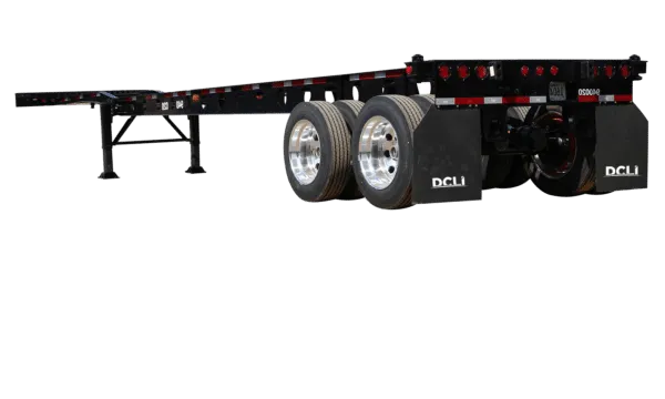 40 ft lightweight chassis back view