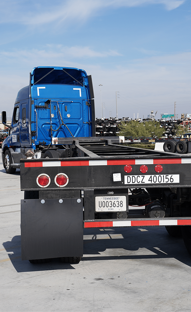 chassis hooked up to cab at navy way