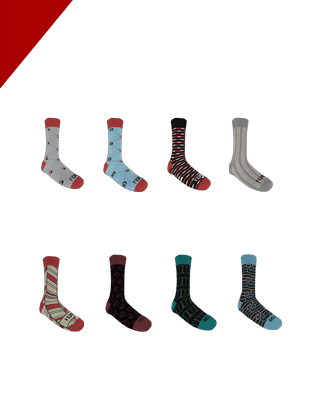 Image of all DCLI sock patterns